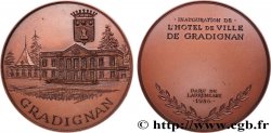 FUNFTE FRANZOSISCHE REPUBLIK Médaille, Inauguration de l’hôtel de Ville de Gradignan