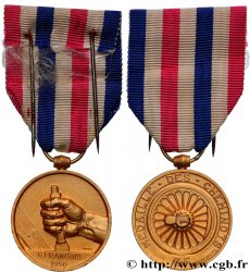 CUARTA REPUBLICA FRANCESA Médaille des cheminots