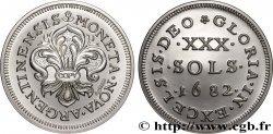 LOUIS XIV  THE SUN KING  Médaille, XXX sols, copie