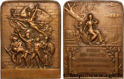 TROISIÈME RÉPUBLIQUE Plaquette, Union des Sociétés d’éducation physique et de préparation au service militaire TTB+