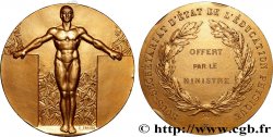 TROISIÈME RÉPUBLIQUE Médaille, Sous-secrétariat de l’éducation physique, offert par le ministre