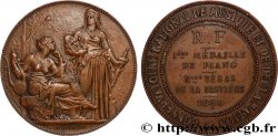 III REPUBLIC Médaille, Première médaille de piano