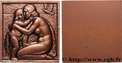 ETAT FRANÇAIS Plaquette, La maternité par Lucien Gibert, refrappe AU