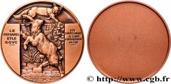 LITTÉRATURE : ÉCRIVAINS/ÉCRIVAINES - POÈTES Médaille, Le renard et le bouc, refrappe