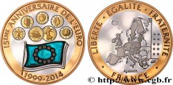 QUINTA REPUBBLICA FRANCESE Médaille, 15e Anniversaire de l’Euro