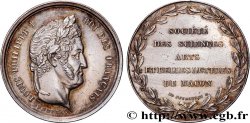 LOUIS-PHILIPPE I Médaille, Société des sciences arts et belles lettres de Mâcon