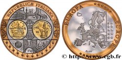 QUINTA REPUBLICA FRANCESA Médaille, Europe, République d’Italie