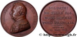 LOUIS XVIII Médaille, Paroles du duc de Berry