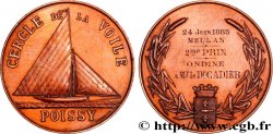 TERCERA REPUBLICA FRANCESA Médaille, Cercle de la voile 