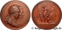 LOUIS XVI Médaille d’adieux de Louis XVI à sa famille