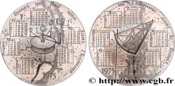 QUINTA REPUBLICA FRANCESA Médaille, Calendrier 1975