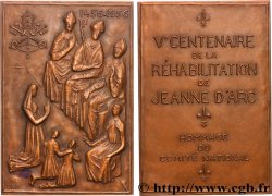 QUATRIÈME RÉPUBLIQUE Plaquette, Cinquième centenaire de la réhabilitation de Jeanne d’Arc