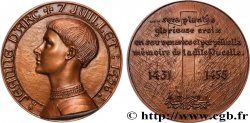 QUINTA REPUBLICA FRANCESA Médaille, Réhabilitation de Jeanne d’Arc