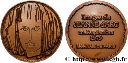 V REPUBLIC Médaille, Images de Jeanne d’Arc, Exemplaire Éditeur