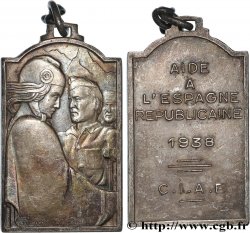 III REPUBLIC Médaille, Aide à l’Espagne républicaine