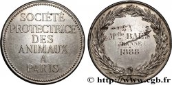 III REPUBLIC Médaille, Société protectrice des animaux