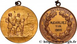 TERCERA REPUBLICA FRANCESA Médaille de tir