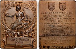 III REPUBLIC Plaquette, Chambre syndicale des entrepreneurs de couverture et plomberie