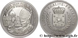 FUNFTE FRANZOSISCHE REPUBLIK Médaille, Le pape Jean-Paul II