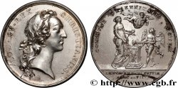 LOUIS XV THE BELOVED Médaille, Le second mariage du Dauphin Louis, transformée en médaille de mariage