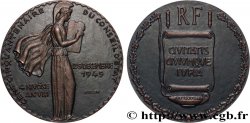 QUARTA REPUBBLICA FRANCESE Médaille, Cent Cinquantenaire du Conseil d’état