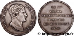 CONSULAT Médaille, Visite de Bonaparte à l’hôtel des Monnaies de Paris