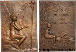 TROISIÈME RÉPUBLIQUE Plaquette, La Harpe, mi-carême