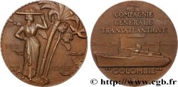 TROISIÈME RÉPUBLIQUE Médaille, Paquebot Colombie