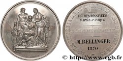 ZWEITES KAISERREICH Médaille, École impériale et spéciale des Beaux-Arts, Figure dessinée d’après l’antique