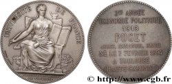 III REPUBLIC Médaille, Faculté de droit de Toulouse, Économie politique