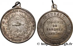 DEUXIÈME RÉPUBLIQUE Médaillette, Souvenir du banquet fraternel