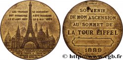 TERCERA REPUBLICA FRANCESA Médaille de l’ascension de la Tour Eiffel (Sommet)