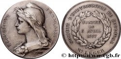 TERCERA REPUBLICA FRANCESA Médaille, Société d’horticulture de Bougival