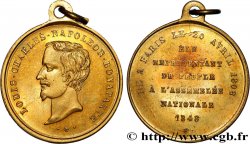 DEUXIÈME RÉPUBLIQUE Médaillette, Élection du représentant du peuple