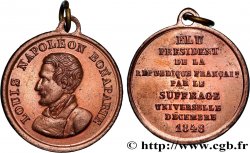 DEUXIÈME RÉPUBLIQUE Médaillette, Élection du président Louis Napoléon Bonaparte