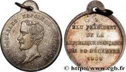 DEUXIÈME RÉPUBLIQUE Médaillette, Élection du président Louis Napoléon Bonaparte