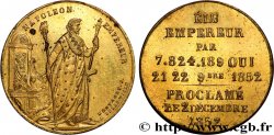 SECOND EMPIRE Médaille, Proclamation de l’empire