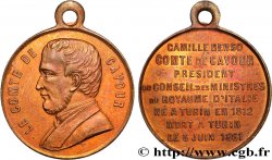 ITALIA - REGNO D ITALIA - VITTORIO EMANUELE III Médaille, Comte de Cavour