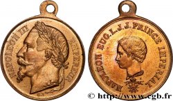 SECONDO IMPERO FRANCESE Médaille, Baptême du prince impérial