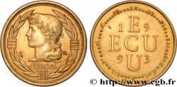 V REPUBLIC Médaille symbolique, Ecu Europa AU