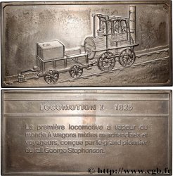 V REPUBLIC Plaquette, locomotive Locomotion I