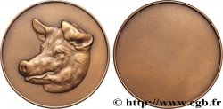 ANIMAUX Médaille, tête de cochon