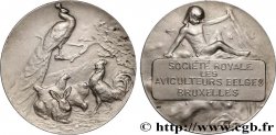 SOCIÉTÉS D AGRICULTURE, HORTICULTURE, PÈCHE ET CHASSE Médaille, Société royale, les aviculteurs belges