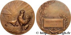 AGRICULTURAL, HORTICULTURAL, FISHING AND HUNTING SOCIETIES Médaille, Basse cour familiale