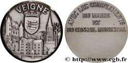 VILLES ET MAIRIES Médaille, Avec les compliments du maire et du conseil municipal