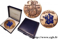 QUINTA REPUBLICA FRANCESA Médaille du millénaire capétien