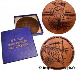 TRANSPORTE (TRENES, AUTOBUSES, TRANVÍAS, BARCOS, ETC.) Médaille pour la ligne SNCF Paris - Côte d’Azur