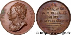 METALLIC GALLERY OF THE GREAT MEN FRENCH Médaille, Denis Diderot