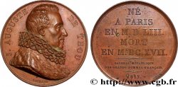 METALLIC GALLERY OF THE GREAT MEN FRENCH Médaille, Jacques Auguste de Thou