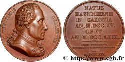 SÉRIE NUMISMATIQUE DES HOMMES ILLUSTRES Médaille, Christian Fürchtegott Gellert